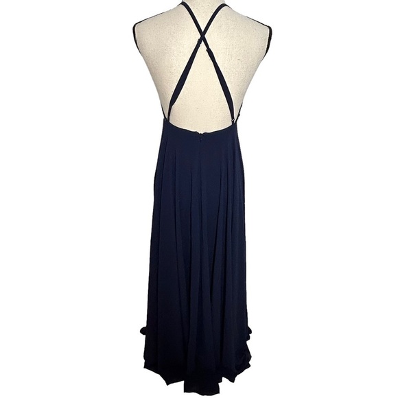 Lulu's Cotillion Matte Navy Blue Sequin Maxi Dress - Picture 6 of 16